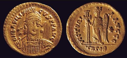 RIC 1012 Basiliscus AV solidus