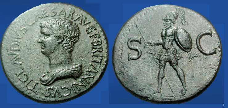 Cohen 2 Britannicus AE Sestertius