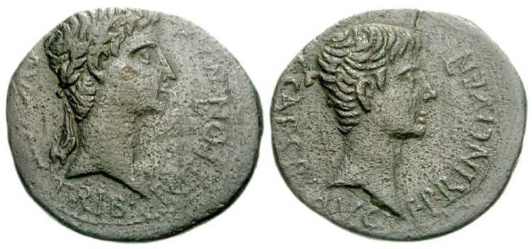 Cyprus RPC 3909 Augustus and Caius Caesar