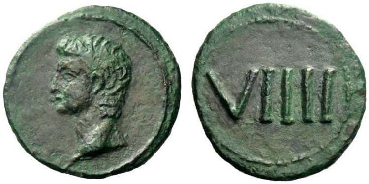 Dancoisne 36 Caligula, AE tessera