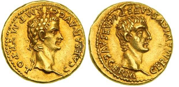 RIC 17 sear5 1814 Caligula AV Aureus