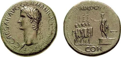 RIC 32 Gaius Caligula AE Sestertius