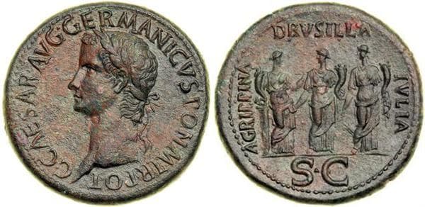 RIC 33 sear5 1800 Caligula AE sestertius