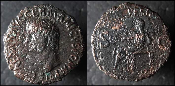 RIC 38 var Caligula, AE As