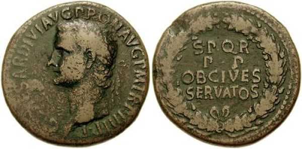 RIC 53 Caligula AE Sestertius