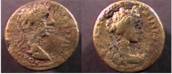 Aezanis RPC 3074 Caligula Brass AE16 of Aezanis, Phrygia