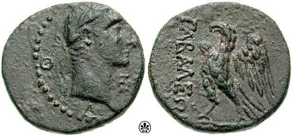 Gabala RPC 4453 Gaius Caligula AE 20mm