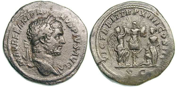 BMCRE 266 RIC 483d var Caracalla, AE Sestertius, Rome