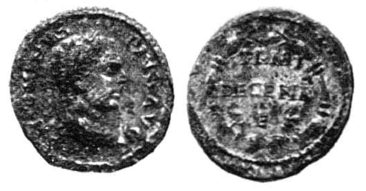 Basel 3076 Caracalla, AR denarius, Rome, AD 208