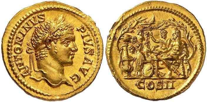 Leu 93, 68 Caracalla, AV aureus