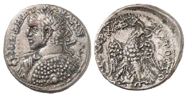 Arados Prieur 1235 Caracalla, AR tetradrachm of Arados, Phoenicia