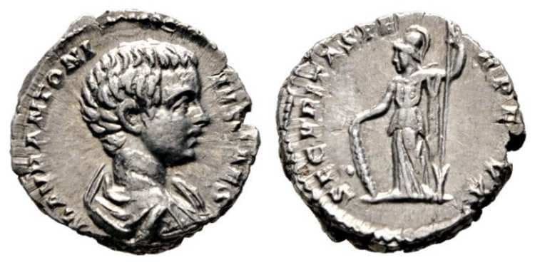 RIC 2 Sear 6678 Caracalla, as Caesar, Denarius