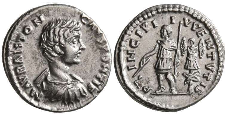 RIC 13b Caracalla, AR Denarius, 196-198 AD