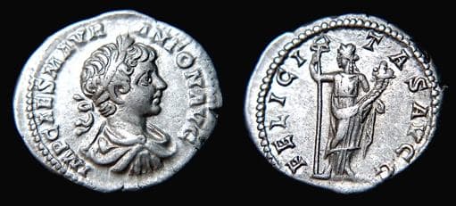 RIC 18 Caracalla Denarius