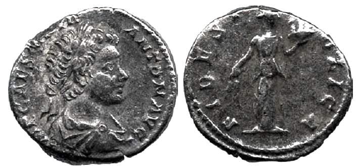 RIC 19 Caracalla, AR denarius, AD 198-199