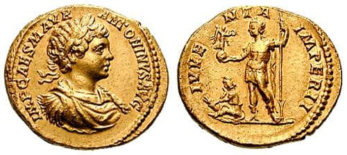 RIC 20, Aureus Sear 6703 Caracalla AV Aureus
