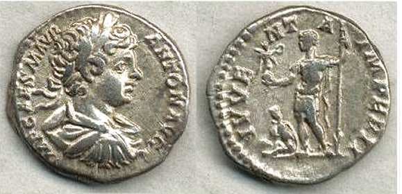 RIC 20 Sear 6812 Caracalla Denarius