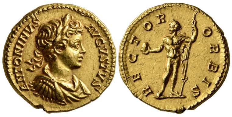 RIC 39a, Aureus Sear 6745 Caracalla AV Aureus