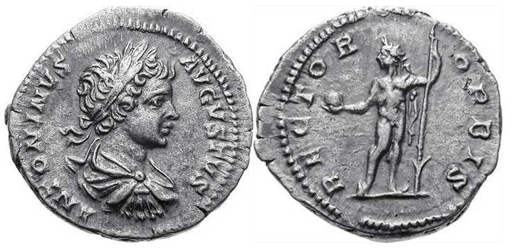 RIC 39a Sear 6880 Caracalla Denarius