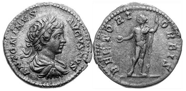RIC 40 Sear 6881 Caracalla Denarius