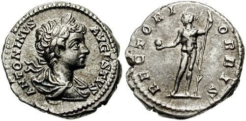 RIC 40v Caracalla Denarius