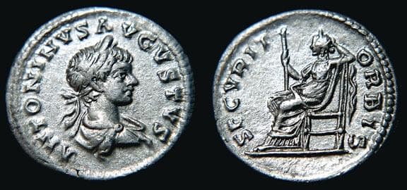 RIC 44b Caracalla Denarius