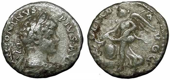 RIC 47 var Caracalla Denarius