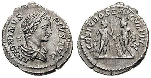 RIC 74a Sear 6796 Caracalla Denarius