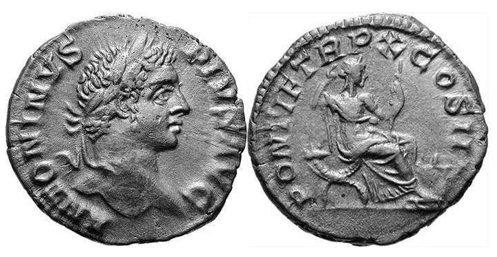 RIC 92 Sear 6863 Caracalla Denarius