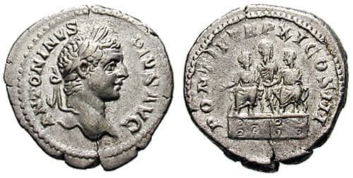 RIC 106 Caracalla Denarius