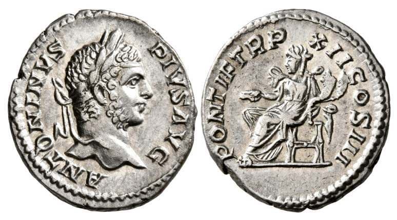 RIC 111 Sear 6868 Caracalla Denarius