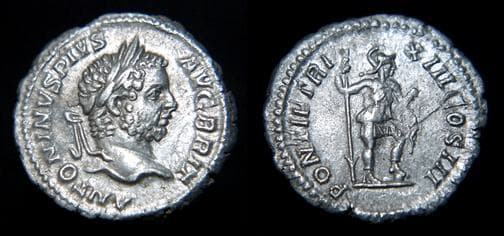 RIC 117b Caracalla Denarius