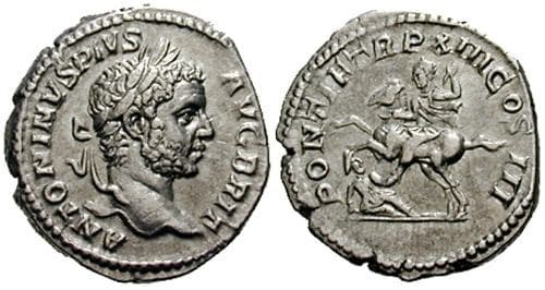 RIC 118b Caracalla Denarius