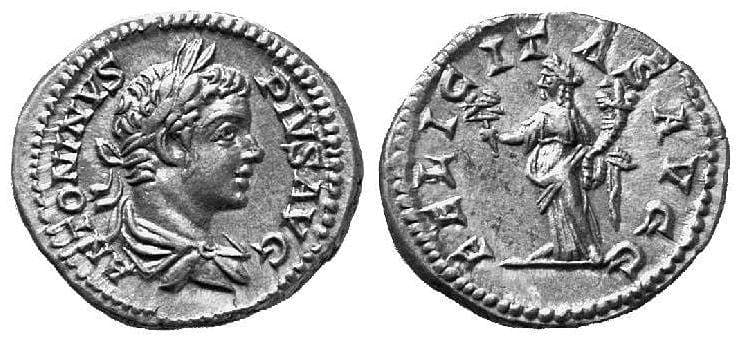 RIC 127 Sear 6799 Caracalla Denarius
