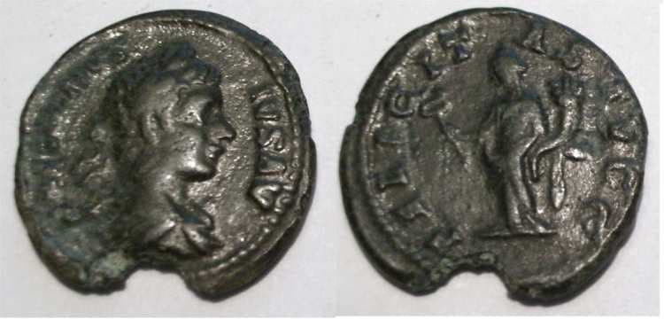 RIC 127 Limes RSC 65 Caracalla, AE limes denarius