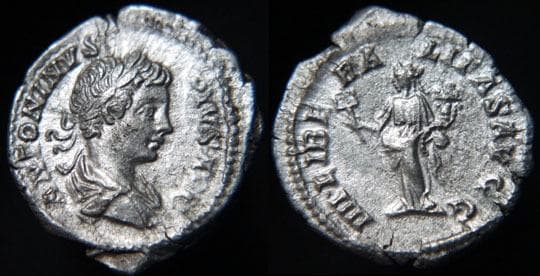RIC 134a Caracalla Denarius