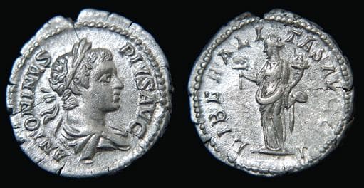 RIC 136b Caracalla Denarius
