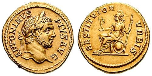 RIC 142 Caracalla AV Aureus