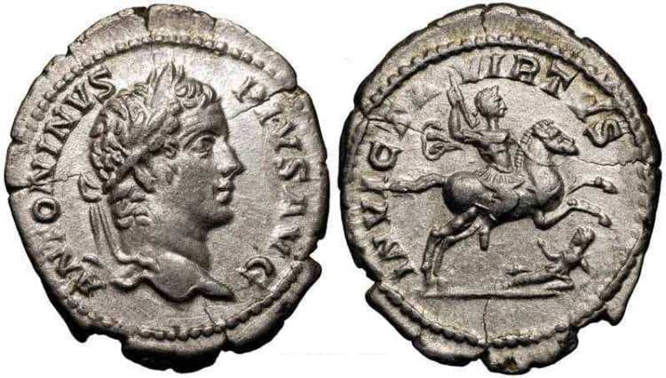 RIC 155 Caracalla, AR Denarius, 206-210 AD