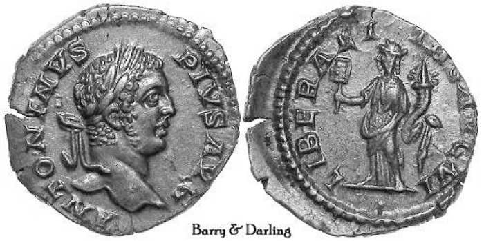 RIC 158 Sear 6815 Caracalla Denarius