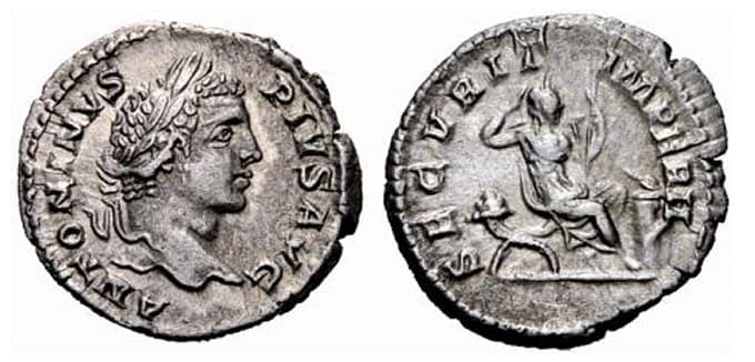 RIC 168 Sear 6884 Caracalla Denarius