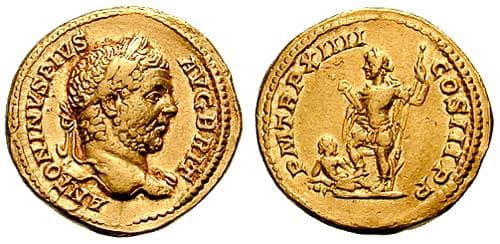 RIC ADD Caracalla AV Aureus
