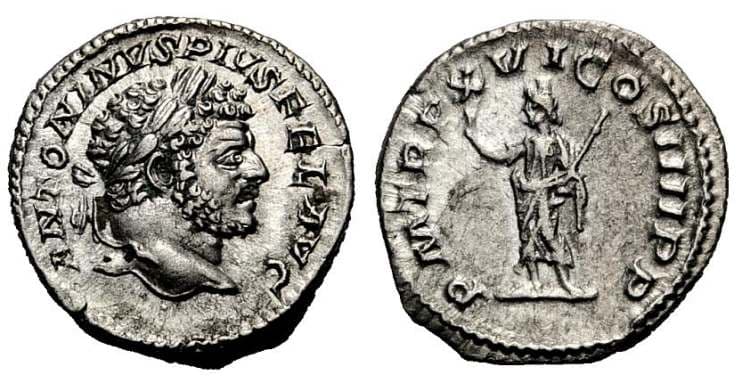 RIC 208b Caracalla Denarius