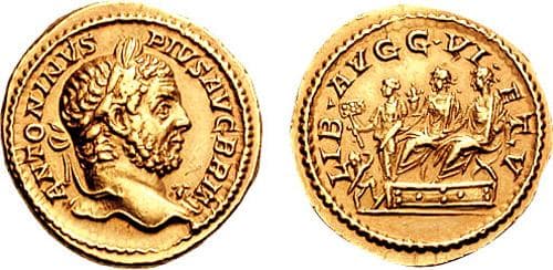 RIC 215b Caracalla AV Aureus