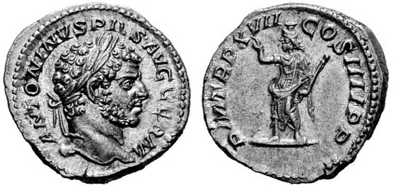 RIC 244 Caracalla Denarius