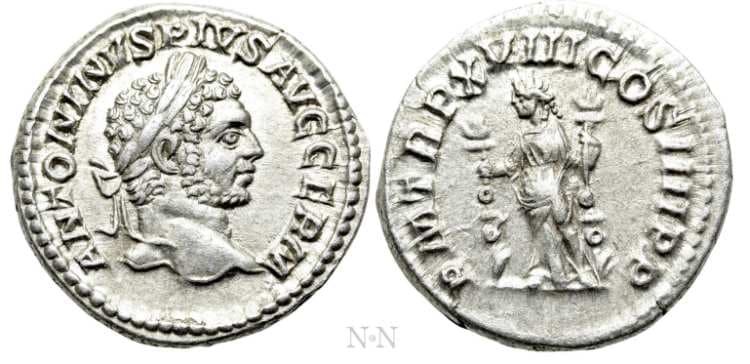 RIC 266 Sear 6840 Caracalla Denarius