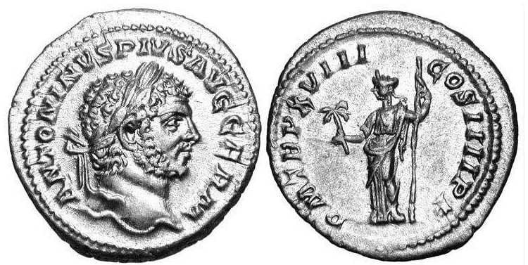 RIC 268 Sear 6841 Caracalla AR Denarius