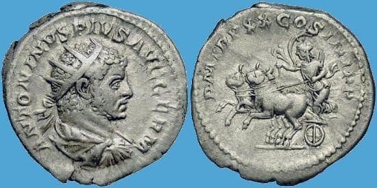 RIC 284a Caracalla Denarius