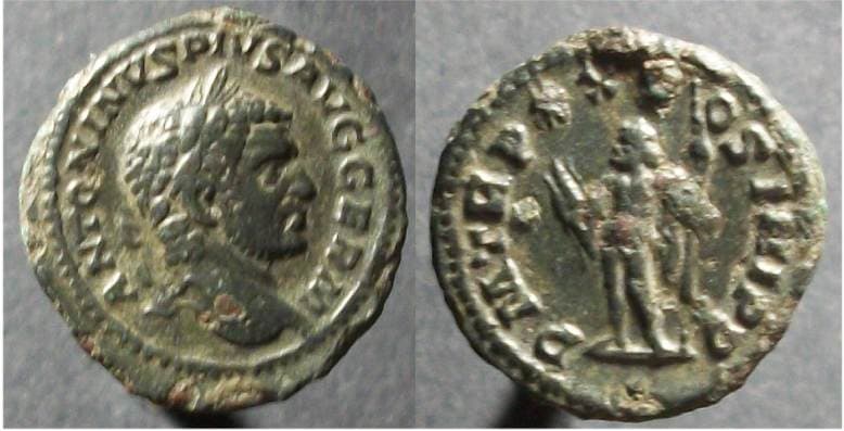 RIC 285a, Limes Caracalla, AE Limes denarius