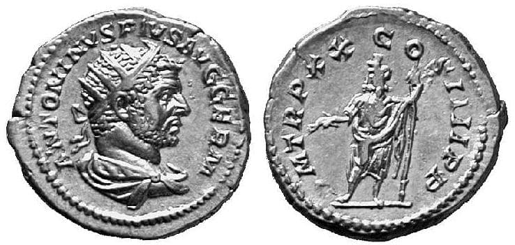 RIC 289d Caracalla AR Antoninianus